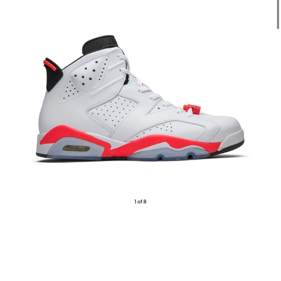 Air Jordan 6 retro white infrared sneakers - Picture 1 of 7